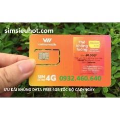 THÁNH SIM 4G VietnamMobile Tặng 120GB/Tháng Chỉ Với 20K (Free Tháng Đầu)