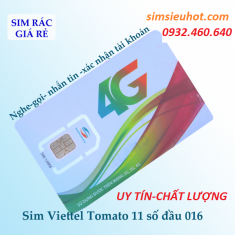 Sim rác Viettel 11 số giá rẻ chuyên nhận code online